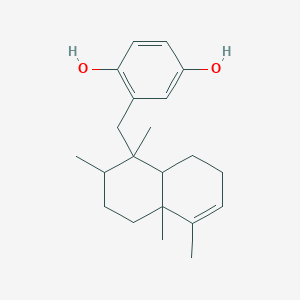 molecular formula C21H30O2 B1665835 Avarol CAS No. 55303-98-5