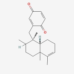 molecular formula C21H28O2 B1665836 Avarone CAS No. 55303-99-6