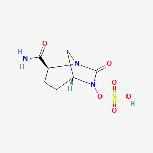 molecular formula C7H11N3O6S B1665839 Avibactam CAS No. 396731-14-9