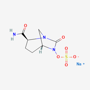 molecular formula C7H10N3NaO6S B1665841 Avibactam sodium CAS No. 1192491-61-4