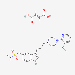 molecular formula C26H34N6O7S B1665845 Avitriptan fumarate CAS No. 171171-42-9