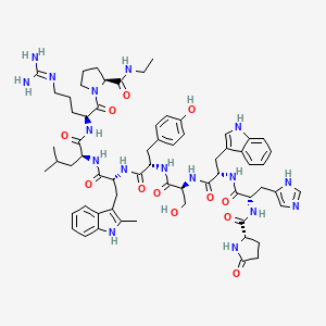 molecular formula C65H85N17O12 B1665850 Avorelin CAS No. 140703-49-7