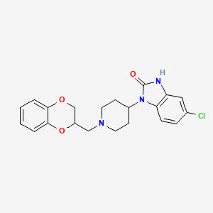 molecular formula C21H22ClN3O3 B1665865 阿萨莫嗪 CAS No. 85076-06-8