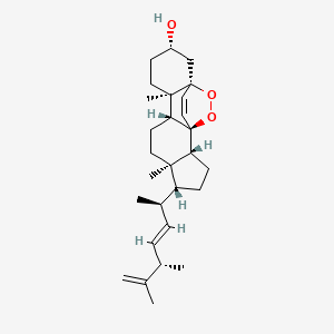 molecular formula C28H42O3 B1665868 Axinysterol CAS No. 151606-24-5