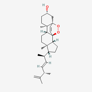 molecular formula C28H42O3 B1665868 Axinylsterol CAS No. 151606-24-5