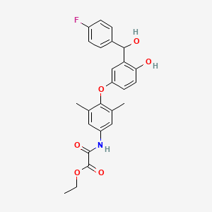 molecular formula C25H24FNO6 B1665869 Axitirome CAS No. 156740-57-7