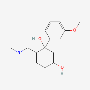 molecular formula C16H26ClNO3 B1665871 Axomadol hydrochloride CAS No. 187219-95-0