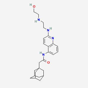 molecular formula C25H34N4O2 B1665886 AZ 10606120 Dihydrochloride CAS No. 607378-18-7