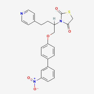 molecular formula C24H21N3O5S B1665887 AZ 11645373 CAS No. 227088-94-0