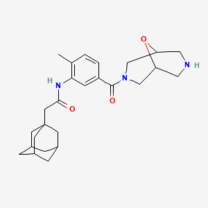 molecular formula C26H35N3O3 B1665888 AZ11657312 