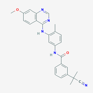 molecular formula C27H25N5O2 B1665897 AZ304 