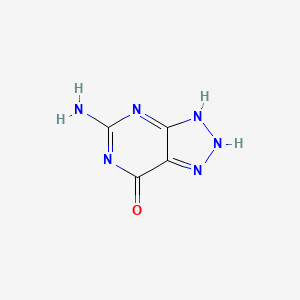 molecular formula C4H4N6O B1665908 8-Azaguanine CAS No. 134-58-7