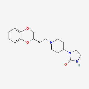 molecular formula C18H25N3O3 B1665913 Azaloxan CAS No. 72822-56-1