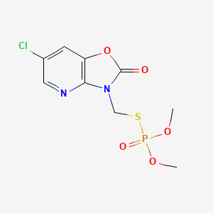 molecular formula C9H10ClN2O5PS B1665915 Azamethiphos CAS No. 35575-96-3