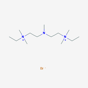 molecular formula C13H33Br2N3 B1665916 Azamethone CAS No. 306-53-6