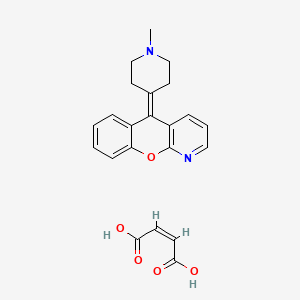 molecular formula C22H22N2O5 B1665919 Azanator maleate CAS No. 39624-65-2