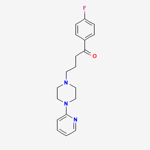 molecular formula C19H22FN3O B1665921 Azaperone CAS No. 1649-18-9