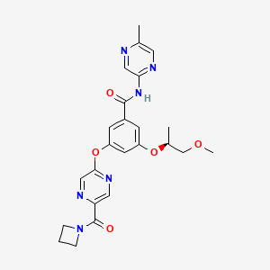 molecular formula C24H26N6O5 B1665935 AZD1656 CAS No. 919783-22-5