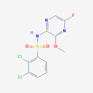 molecular formula C11H8Cl2FN3O3S B1665936 AZD-1678 CAS No. 942137-41-9