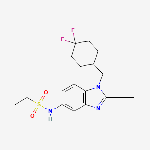 molecular formula C20H29F2N3O2S B1665937 AZD1940 CAS No. 881413-29-2