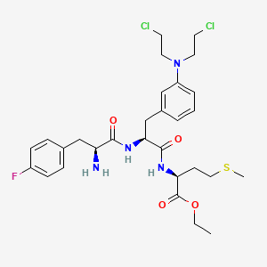 molecular formula C29H39Cl2FN4O4S B1665950 Ambamustine CAS No. 85754-59-2
