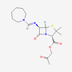 molecular formula C18H27N3O4S B1665957 Amdinocillin methylacetate CAS No. 75027-15-5
