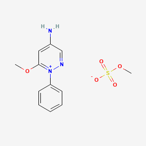 molecular formula C12H15N3O5S B1665969 Amezinium Metilsulfate CAS No. 30578-37-1