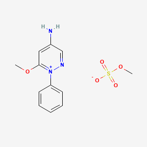 molecular formula C12H15N3O5S B1665969 Amezinium metilsulfate CAS No. 30578-37-1