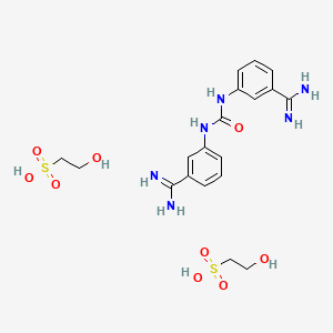 B1665975 Amicarbalide diisethionate CAS No. 3671-72-5