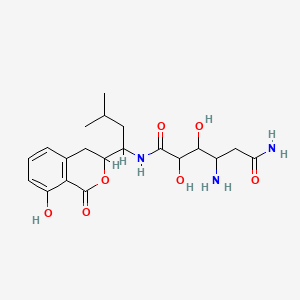 molecular formula C20H29N3O7 B1665976 Amicoumacin A CAS No. 78654-44-1