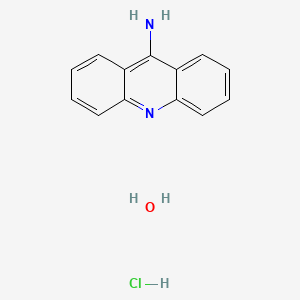 molecular formula C13H13ClN2O B1665977 9-Aminoacridine hydrochloride monohydrate CAS No. 52417-22-8