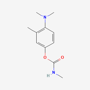 molecular formula C11H16N2O2 B1665979 Aminocarb CAS No. 2032-59-9