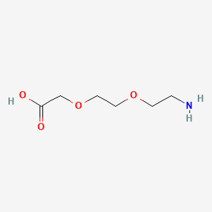 molecular formula C6H13NO4 B1665980 2-(2-(2-氨基乙氧基)乙氧基)乙酸 CAS No. 134978-97-5