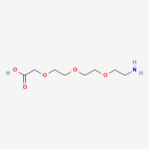 molecular formula C8H17NO5 B1665981 Amino-PEG3-CH2COOH CAS No. 134978-99-7