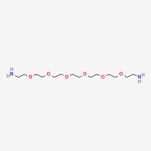 B1665984 Amino-PEG6-amine CAS No. 76927-70-3