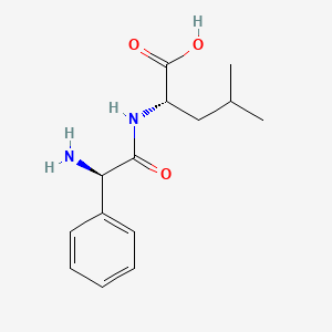 B1665989 Aminophenylacetylleucine CAS No. 110207-44-8
