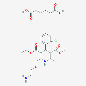 molecular formula C26H35ClN2O9 B1666009 Amlodipine adipate CAS No. 526216-43-3