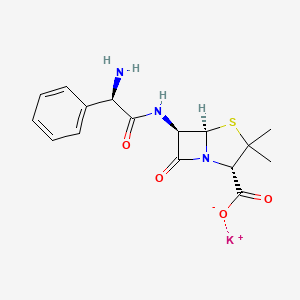 molecular formula C16H18KN3O4S B1666015 Ampicillin potassium CAS No. 23277-71-6