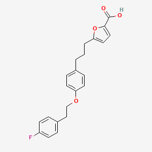molecular formula C22H21FO4 B1666018 D942 CAS No. 849727-81-7