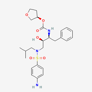 molecular formula C25H35N3O6S B1666020 Amprenavir CAS No. 161814-49-9