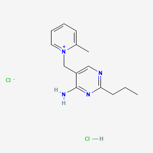 molecular formula C14H20Cl2N4 B1666022 Amprolium Hydrochloride CAS No. 137-88-2