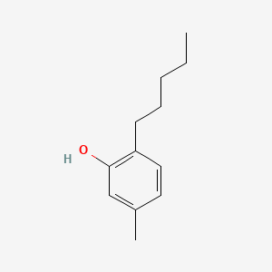 molecular formula C12H18O B1666032 Amylmetacresol CAS No. 1300-94-3