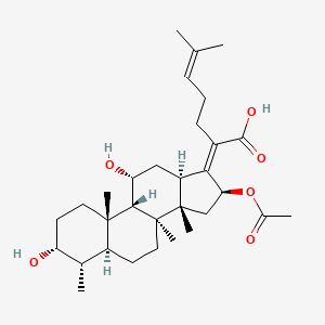 molecular formula C31H48O6 B1666038 Fusidic acid CAS No. 6990-06-3