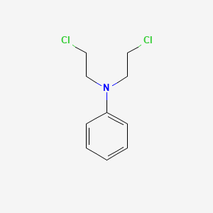 molecular formula C10H13Cl2N B1666040 Aniline Mustard CAS No. 553-27-5