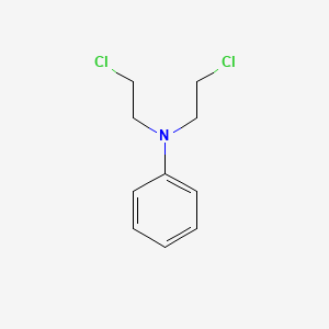 molecular formula C10H13Cl2N B1666040 N,N-Bis(2-chloroethyl)aniline CAS No. 553-27-5
