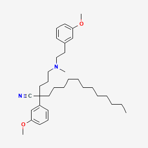 molecular formula C34H52N2O2 B1666041 Anipamil CAS No. 83200-10-6