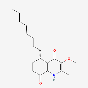 molecular formula C19H29NO3 B1666049 Antidesmone CAS No. 222629-77-8