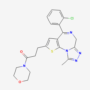 molecular formula C22H22ClN5O2S B1666065 Apafant CAS No. 105219-56-5