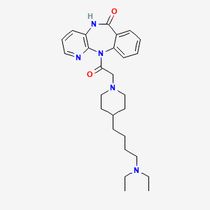 molecular formula C27H37N5O2 B1666070 AQ-RA 741 CAS No. 123548-16-3