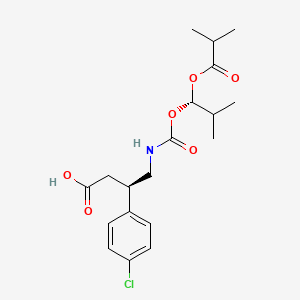 molecular formula C19H26ClNO6 B1666080 Arbaclofen Placarbil CAS No. 847353-30-4